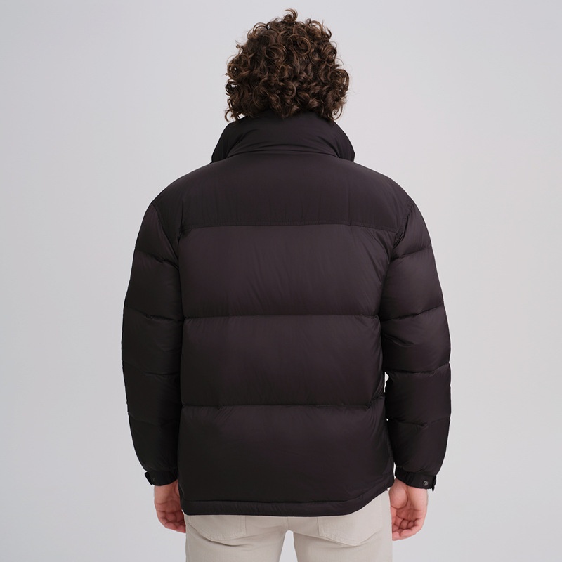 2025 Erkek Çocuk Ceket Kısa Stil Sonbahar Kış Kalın Sıcak Dik Yaka Erkek Mont Toptan Beyaz Ördek Tüyü Dolgulu_voghion.com