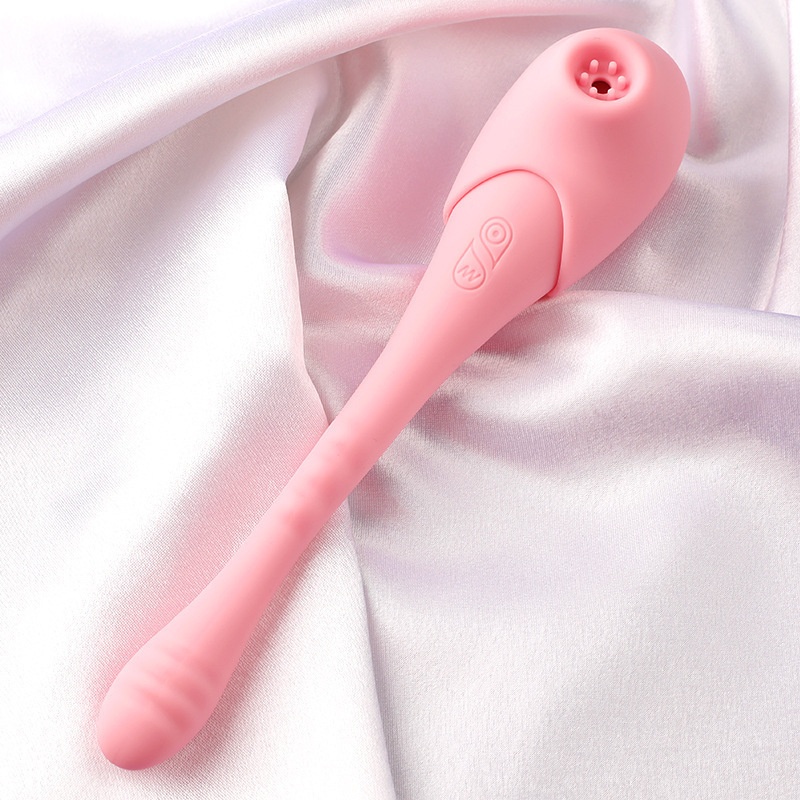 Eros Lab Color Honey Female Masturbation Dual-Head Vibrating G-Spot Sucking Automatic Massager Adult Sex Toy_voghion.com