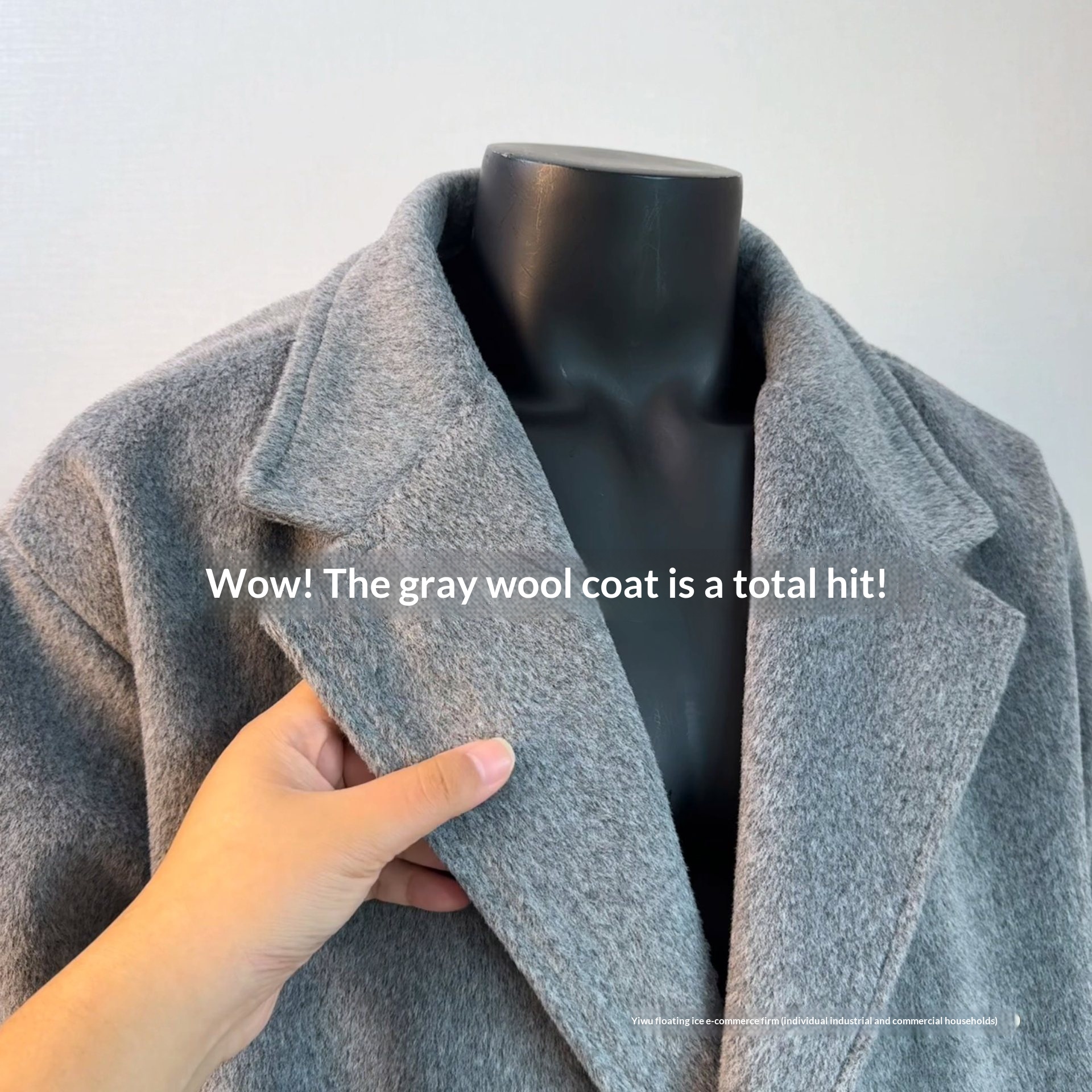 boy Boy Boy Gray Alpaca Wool For Men, Autumn And Winter Double-Breasted Short Blazer, Thickened Warm Woolen Trench Coat_voghion.com