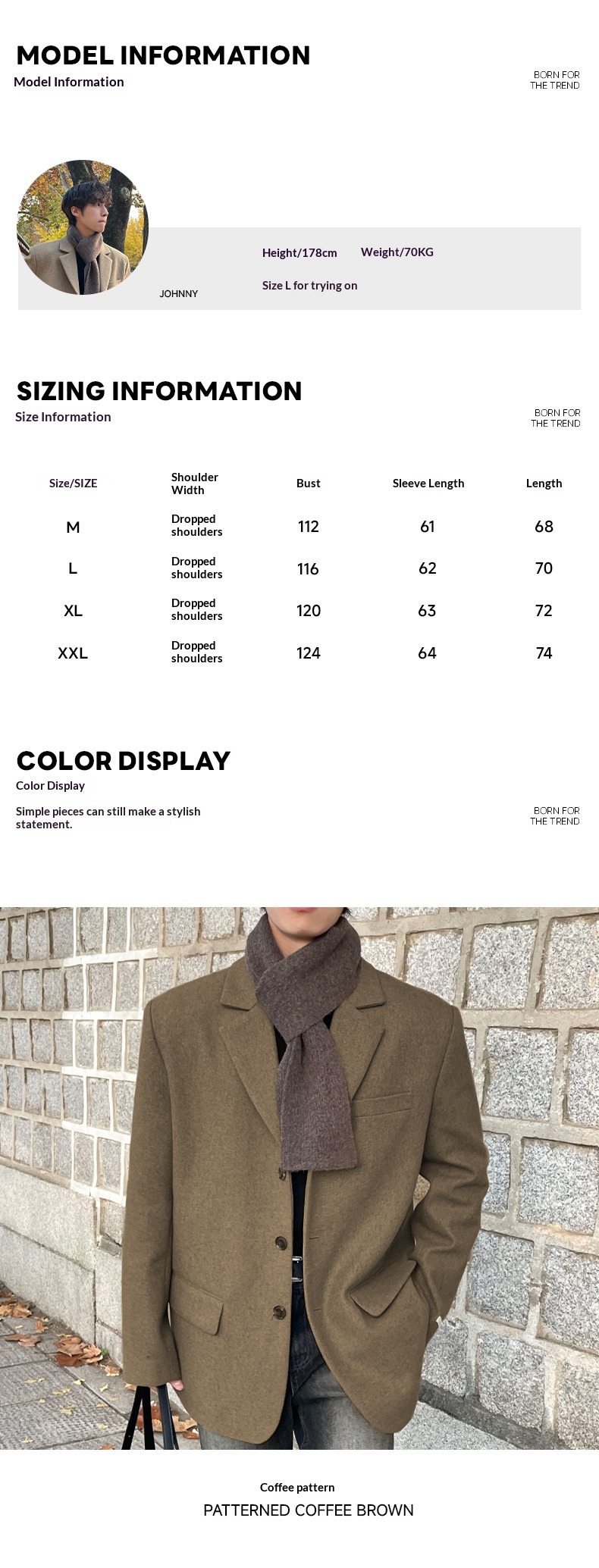 boy Boy ASCLO Korean Version Autumn Winter New Men's Short Old Money Style Trendy Handsome Versatile Suit Wool Coat_voghion.com