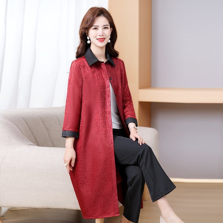Women's Spring Fashion Casual Women's Clothing Mother's Detail Trench Coat Looks Elegant While Walking Daily_voghion.com