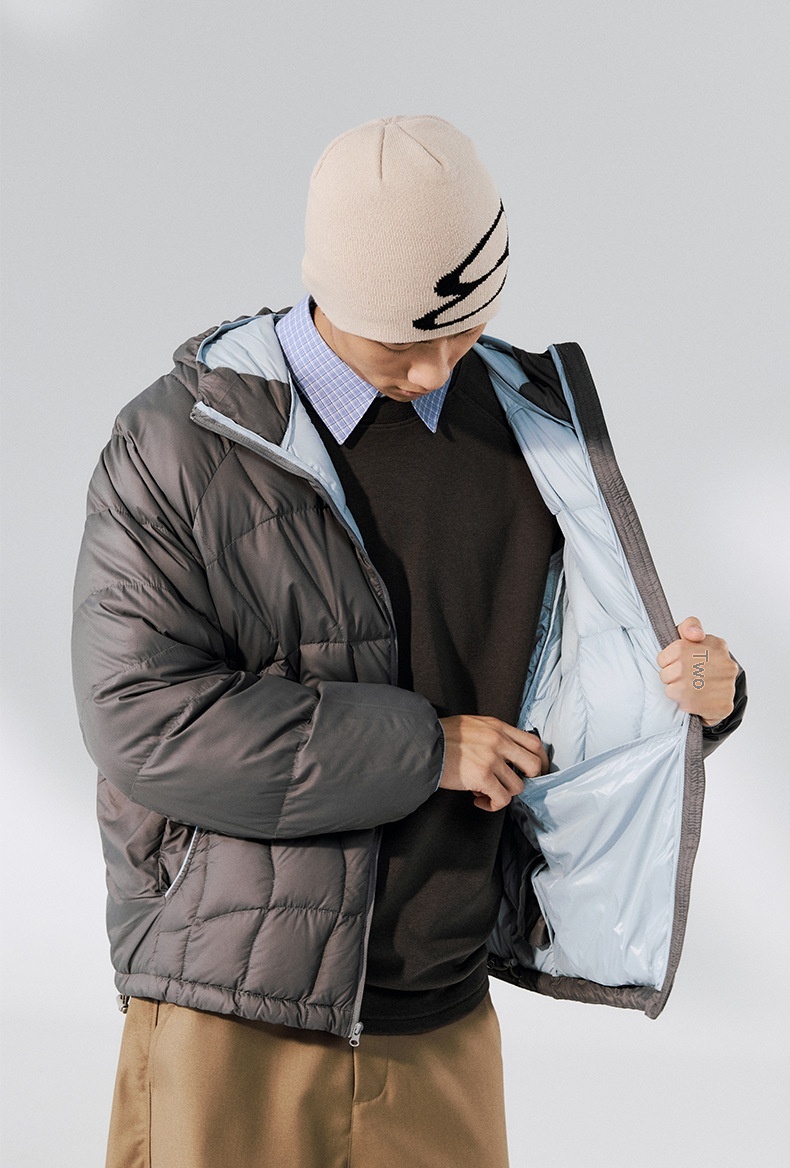 boy Jie Zhan Men's Clothing|Dandelion Lightweight Hooded 25 Winter New 90 Packable Down Jacket For Men_voghion.com