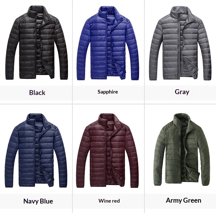 Chaqueta ligera para niño, para hombre, con cuello alto, con capucha, chaleco de exportación, talla grande, corta, con aire acondicionado y plumón._voghion.com