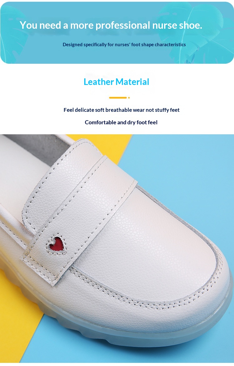 ShoeGlobe Damen-Slipper mit weicher Sohle, bequem und strapazierfähig für Krankenhaus und Arbeit, atmungsaktiv, weiß, einzeln_voghion.com