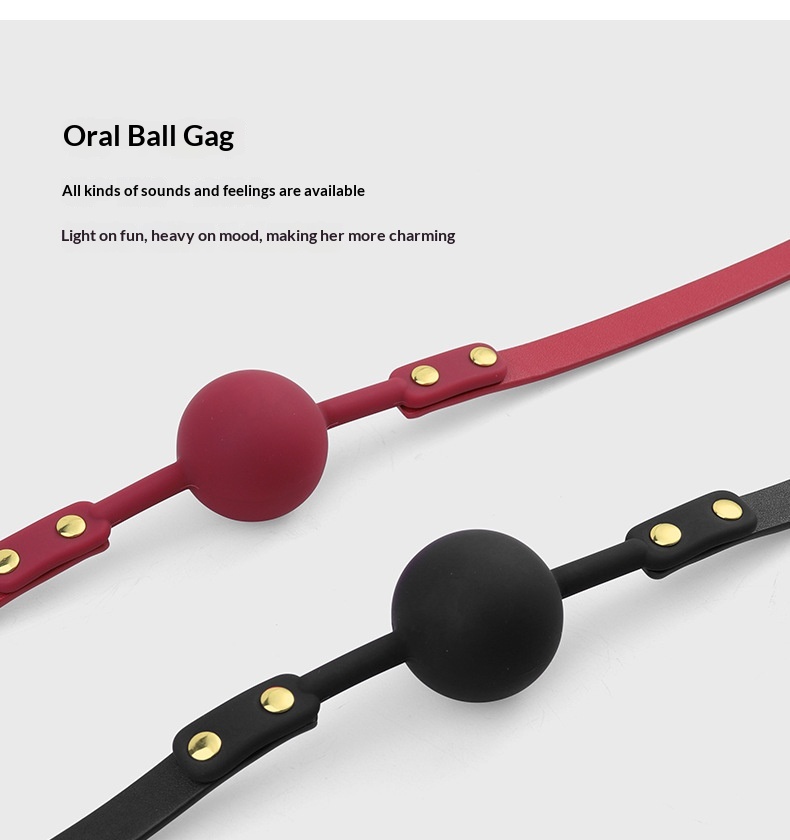 Eros Lab Fabrikdirektverkauf SM-Trainings-Mundball aus umweltfreundlichem Silikon, tragbares Fesselspielzeug für Erwachsene_voghion.com