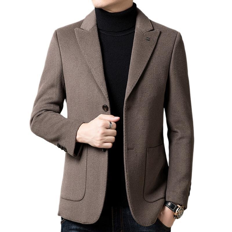 boy Boy Boy Winter New Men's Goose Down Liner Coat With Suit Collar, Trendy Loose Fit For Middle-aged And Young Men, Thickened_voghion.com