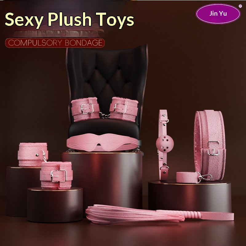 Eros Lab Six-Piece Adult Sex Toys SM Props Couples Flirting Auxiliary Set Binding Handcuffs Mouth Ball_voghion.com
