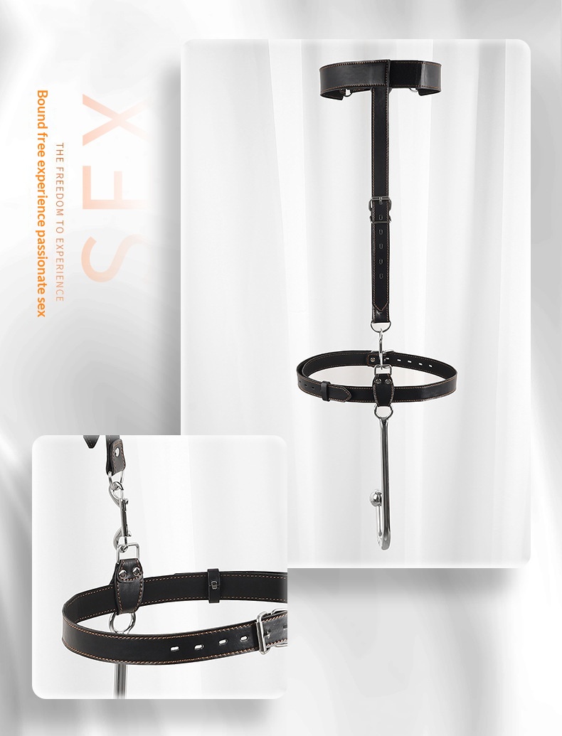 Eros Lab SM Props Alternative Restraint Collar Gag Binding Handcuffs Punishment Training Erotic Anal Hook Set Adult Sex Toys_voghion.com