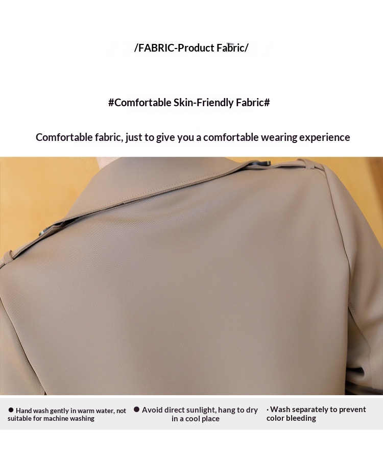 2023 New Spring Fashion Stylish Women's Early Versatile Trench Women's Top Short Coat Trendy_voghion.com