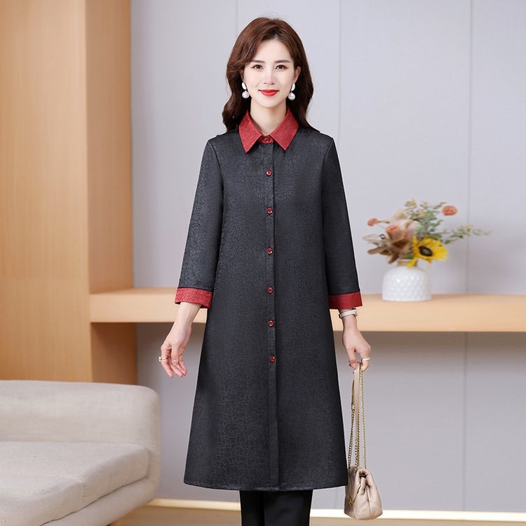 Women's Spring Fashion Casual Women's Clothing Mother's Detail Trench Coat Looks Elegant While Walking Daily_voghion.com