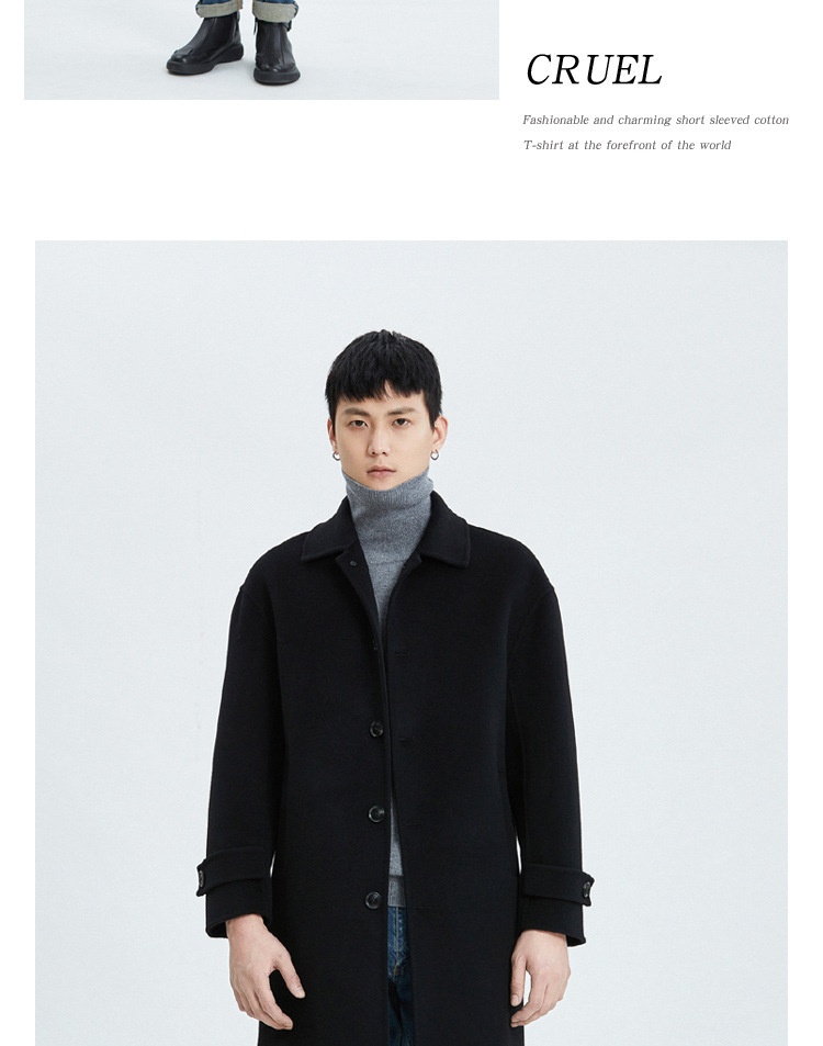 boy Boy Autumn Winter Pure Wool Men's Mid-Length Over-the-Knee Double-Sided Cashmere Jacket Business Suit Woolen Trench Coat_voghion.com