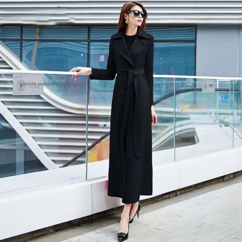 Women's Fashion Women's Fashion Women's Trench Coat For Women 2023 Spring And Autumn New Fashion Trendy Slim Fit Women's Long Over-the-Knee Eleg_voghion.com