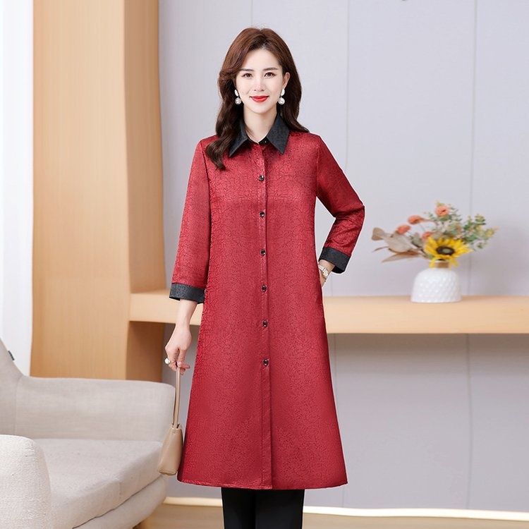 Women's Spring Fashion Casual Women's Clothing Mother's Detail Trench Coat Looks Elegant While Walking Daily_voghion.com