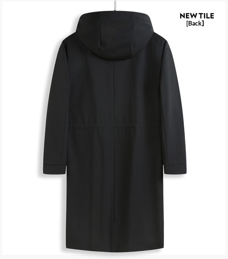 2024 Women's Spring New Trendy Plus Size Men's Mid-Length Trench Coat Jacket With Hood Fashionable Casual Slim Fit Outerwear_voghion.com