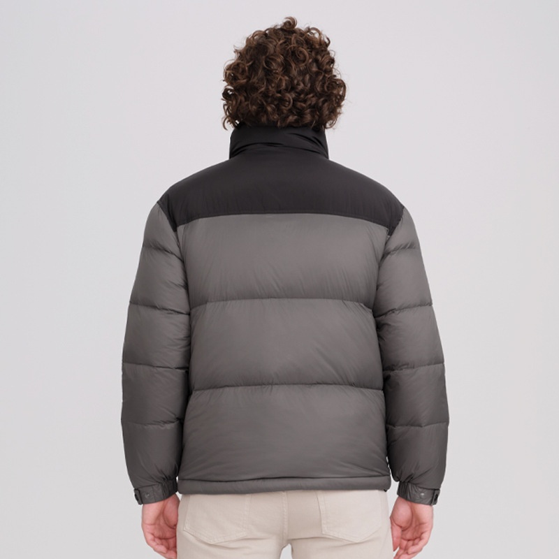 2025 Erkek Çocuk Ceket Kısa Stil Sonbahar Kış Kalın Sıcak Dik Yaka Erkek Mont Toptan Beyaz Ördek Tüyü Dolgulu_voghion.com