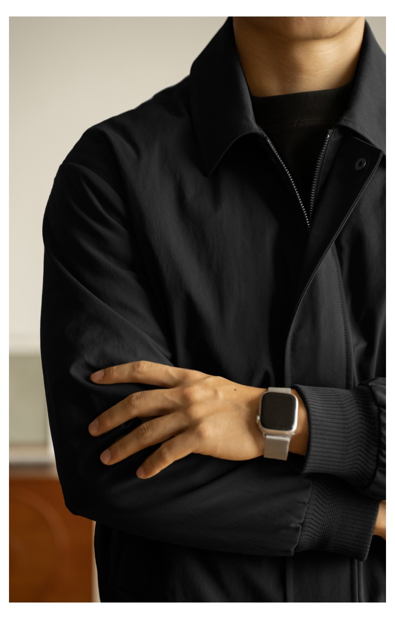 Amerikaanse stijl turn-down kraag werkkleding donsjack heren 2025 lente nieuwe warme korte losse jas vest voor heren_voghion.com