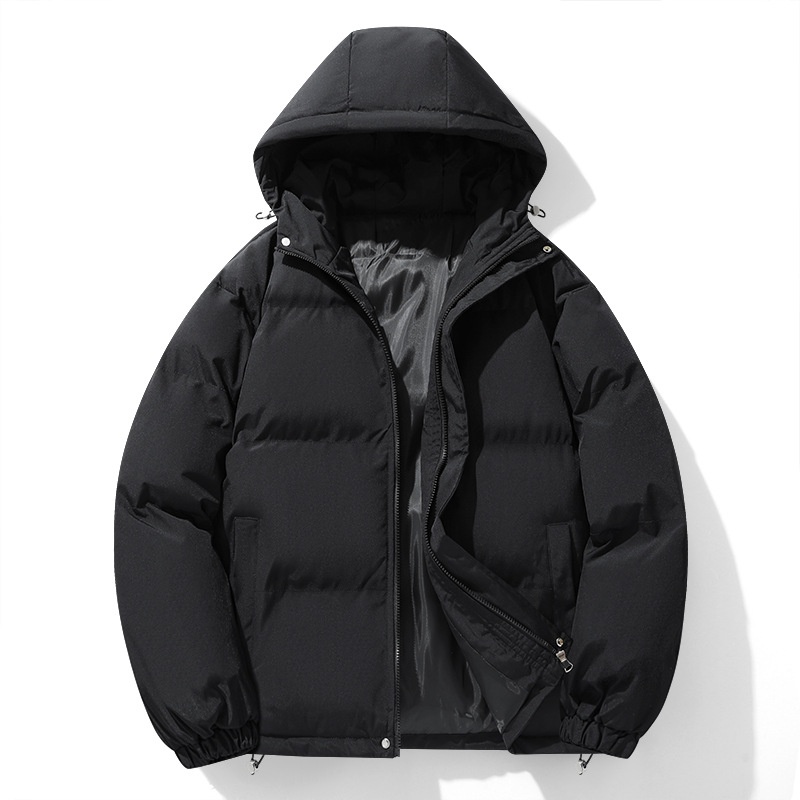 boy Live Hot-Selling Down For Men Winter New Hong Kong Style Loose Plus Size Cotton Coat Hooded Puffer Jacket_voghion.com