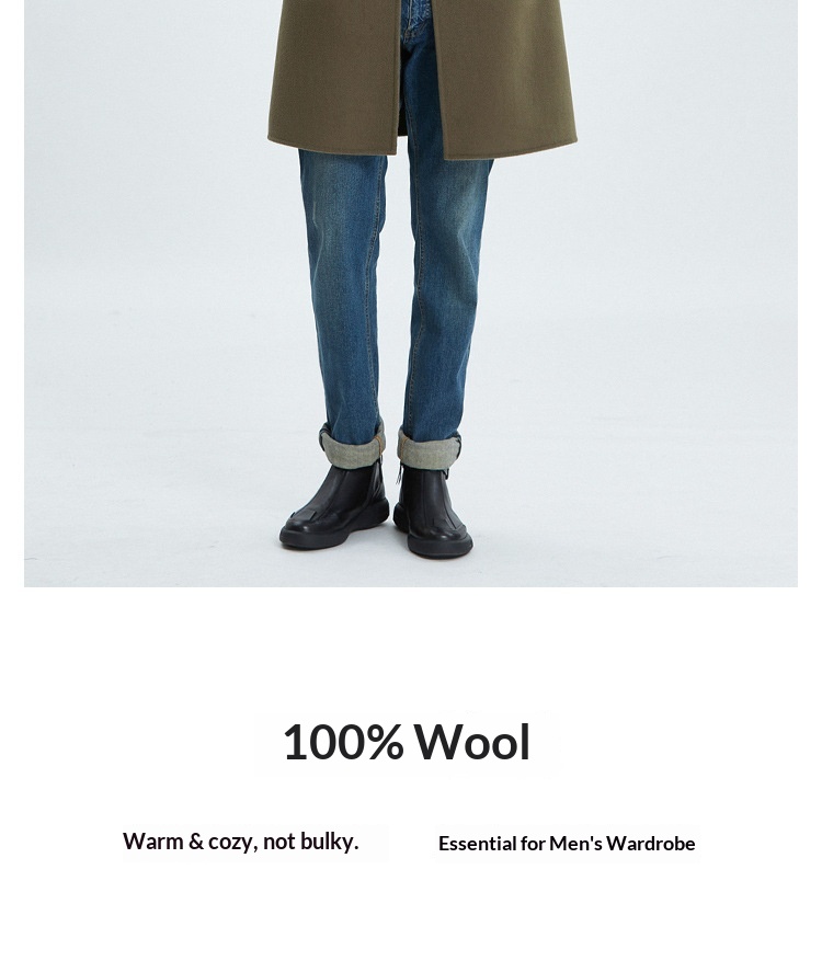 boy Boy Winter Korean Version Double-Sided Cashmere For Men High-End Turn-Down Collar Loose Drop Shoulder Mid-Length Woolen_voghion.com