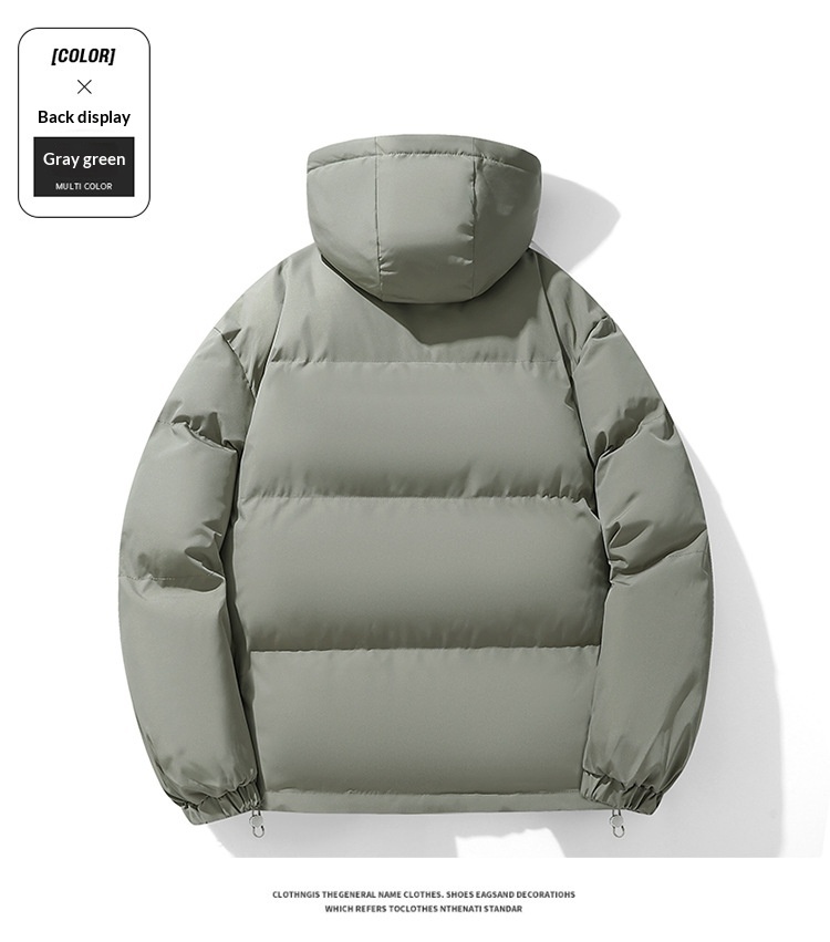 boy Live Hot-Selling Down For Men Winter New Hong Kong Style Loose Plus Size Cotton Coat Hooded Puffer Jacket_voghion.com