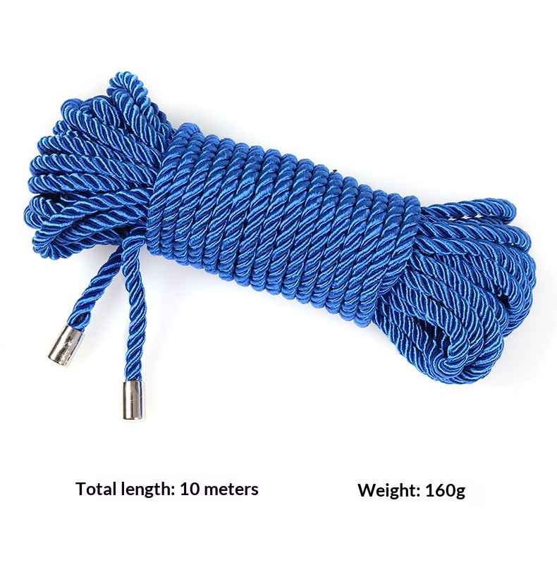 Eros Lab Metal Head Silk Binding Fun Props SM Rope Supplies Adult Emotional Sex Aid Tools Female Training_voghion.com