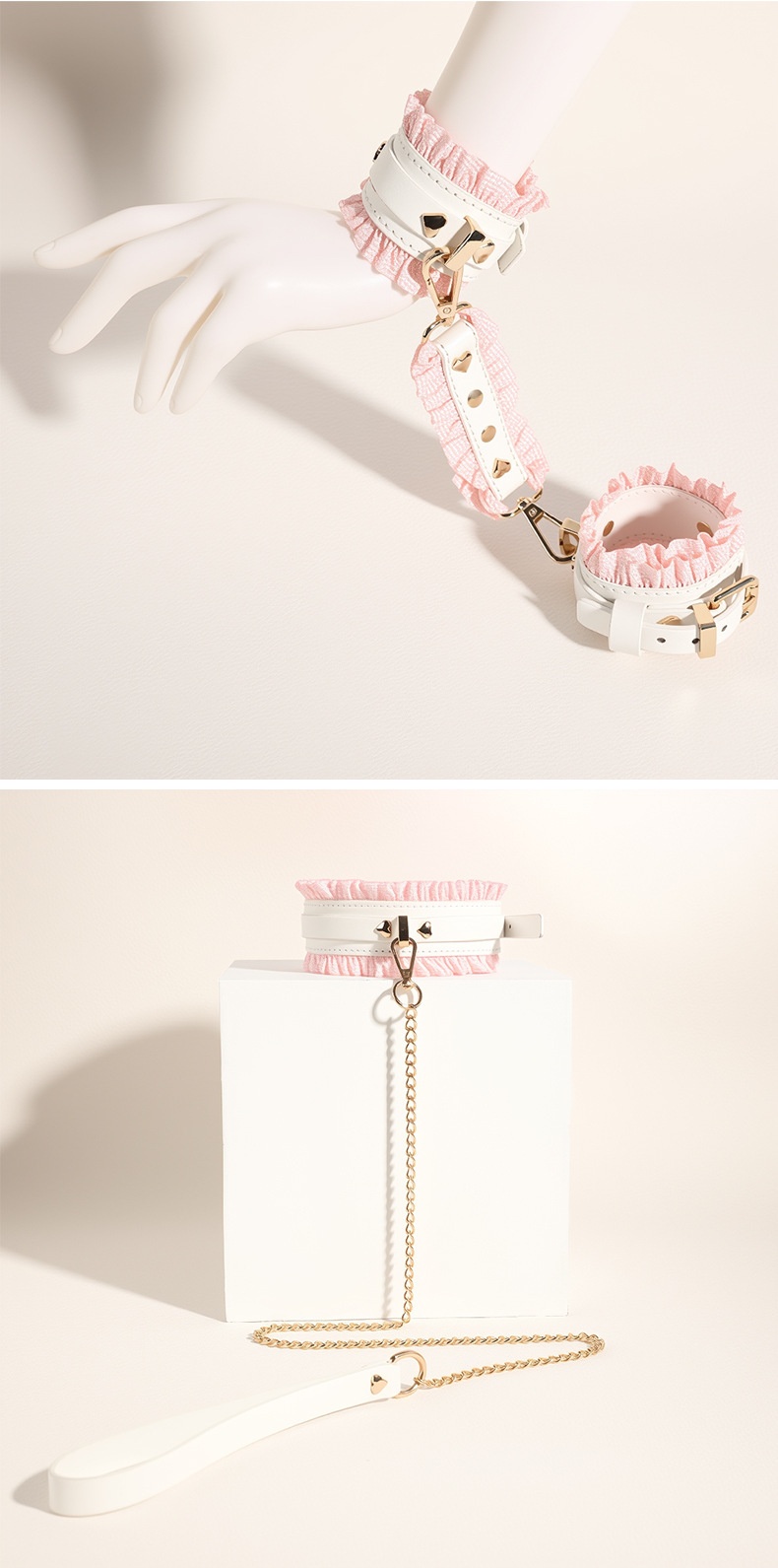 Eros Lab Spitzen-Sechsteiler-Set für Frauen SM Erotik-Requisiten Bondage-Zubehör Hilfsmittel für Erwachsene Trainings-Großhandel_voghion.com