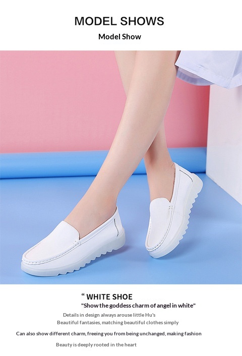 ShoeGlobe Damen-Krankenschwesterschuhe im neuen Stil, weiche Sohle, atmungsaktiv, bequem, rutschfest, medizinische Schuhe, flach, hohl, weiße Sommerschuhe für_voghion.com
