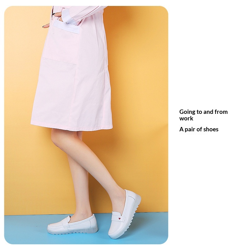 ShoeGlobe Damen-Slipper mit weicher Sohle, bequem und strapazierfähig für Krankenhaus und Arbeit, atmungsaktiv, weiß, einzeln_voghion.com