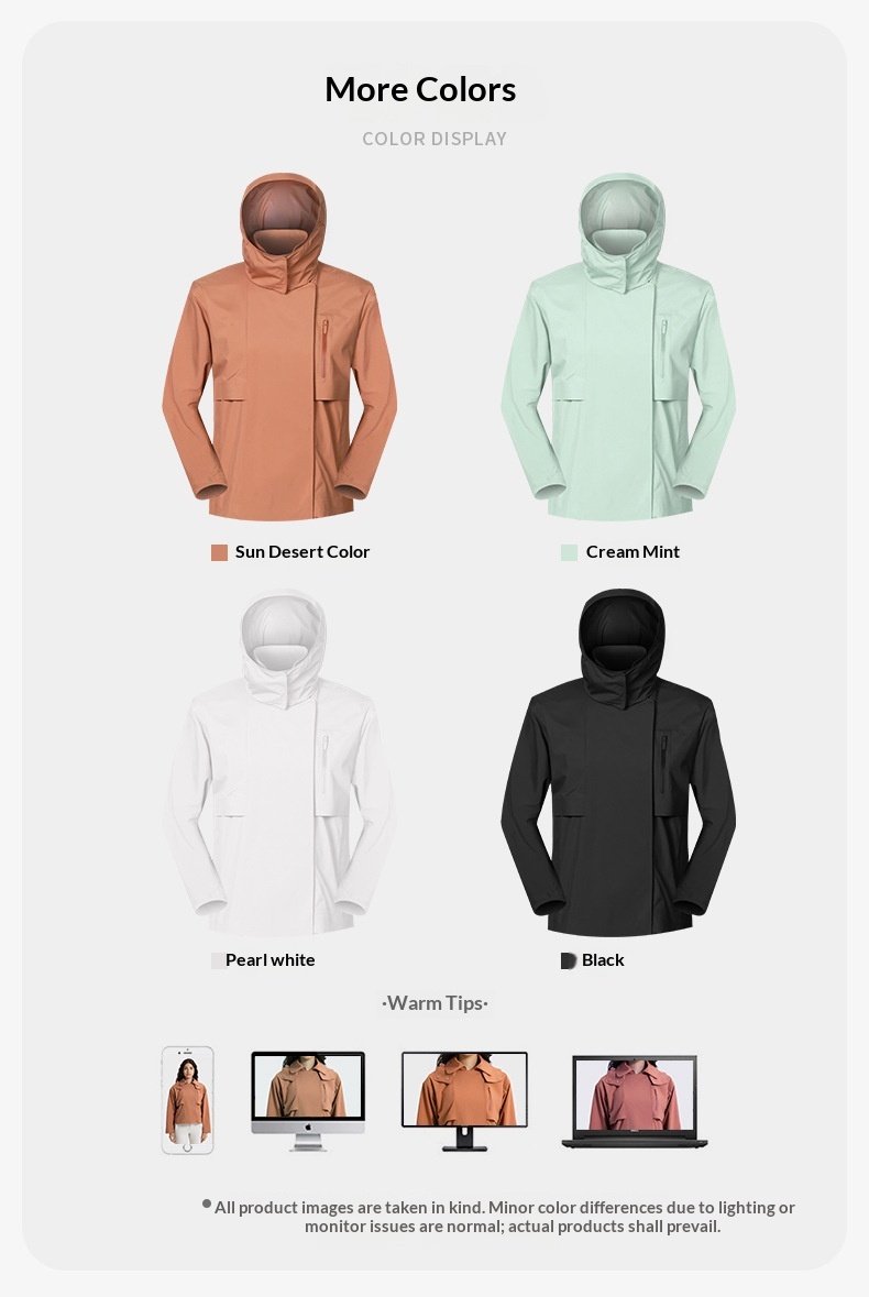 Vrouwenmode Internet Celebrity Multifunctionele Afneembare Capuchon Mode Korte Windjack Voor Vrouwen Winddicht Waterdicht Ademend_voghion.com