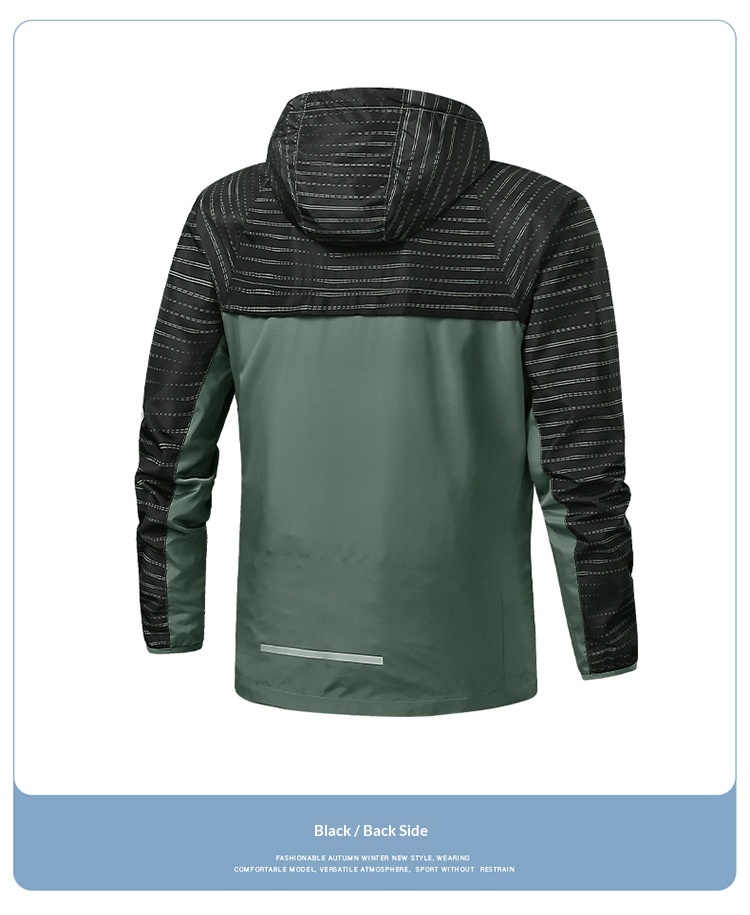 Giacca a vento sportiva da donna, traspirante, impermeabile, da uomo, nuova primavera e autunno, casual, all'aperto, Ba Feng Wolf, corsa ampia_voghion.com