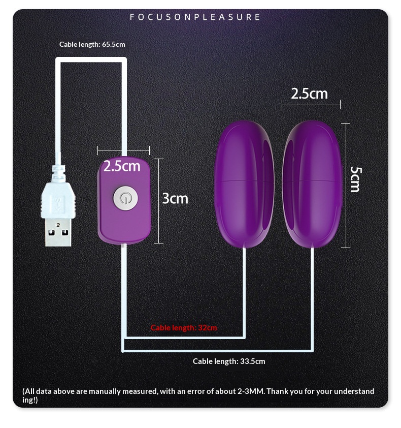 Eros Lab Sexy Adult Products Wearable Remote Control Strong Vibration Double Mini Female Masturbator Vibrator Sex Toy_voghion.com
