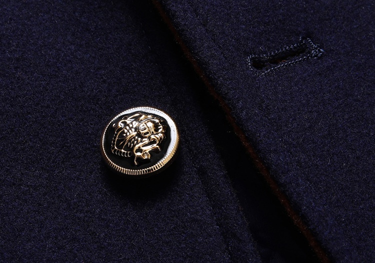 boy Boy 2022 Cross-Border Autumn Winter Thickened Woolen Coat Scarf Collar Jacket Men's Clothing Top_voghion.com