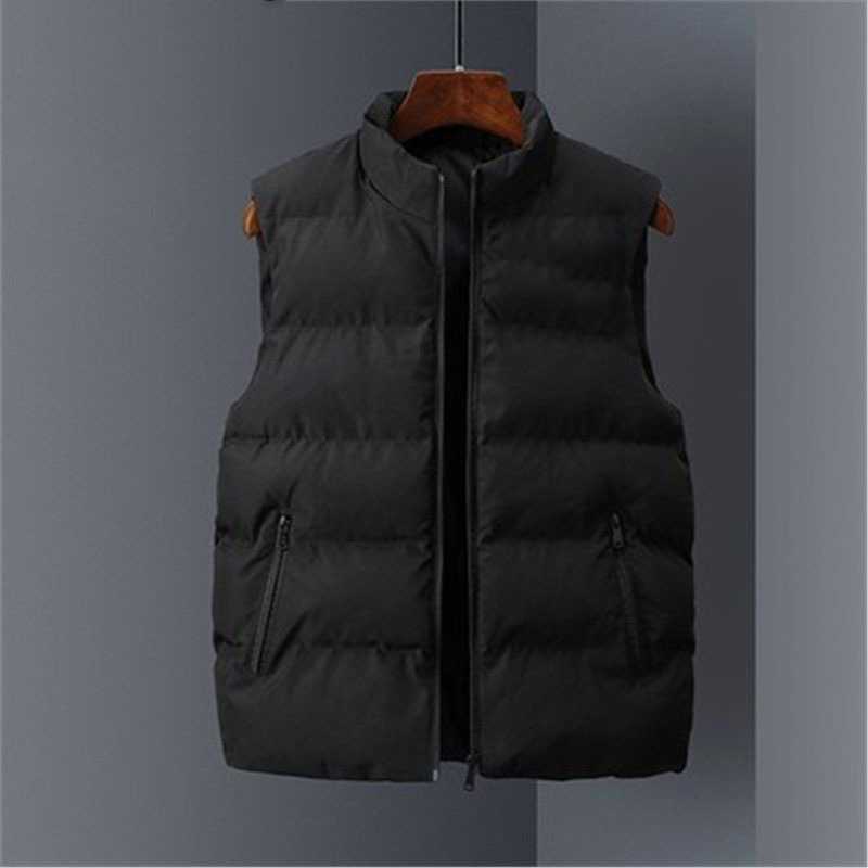 Giacca imbottita da uomo con collo alto, in cotone spesso, per uomo, marca Dropshipping_voghion.com