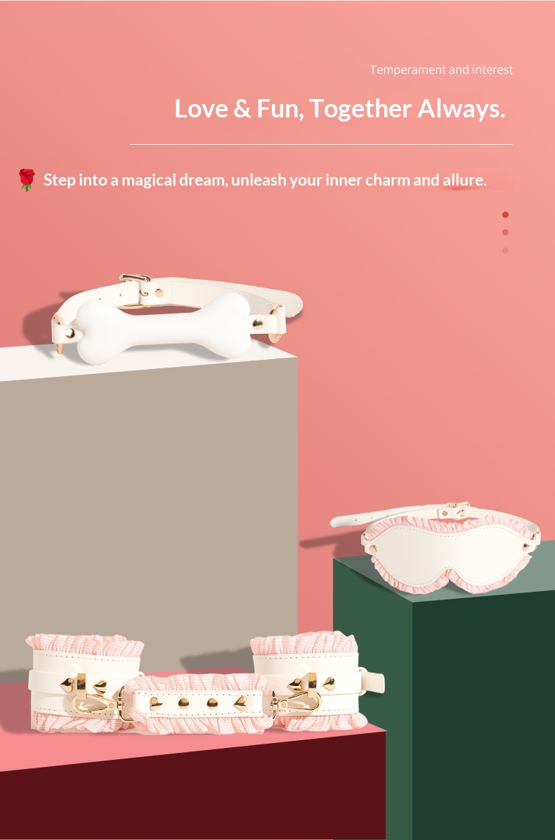 Eros Lab Spitzen-Sechsteiler-Set für Frauen SM Erotik-Requisiten Bondage-Zubehör Hilfsmittel für Erwachsene Trainings-Großhandel_voghion.com