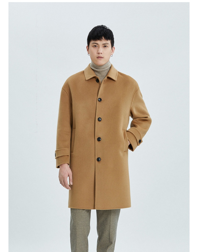 boy Boy Autumn Winter Pure Wool Men's Mid-Length Over-the-Knee Double-Sided Cashmere Jacket Business Suit Woolen Trench Coat_voghion.com
