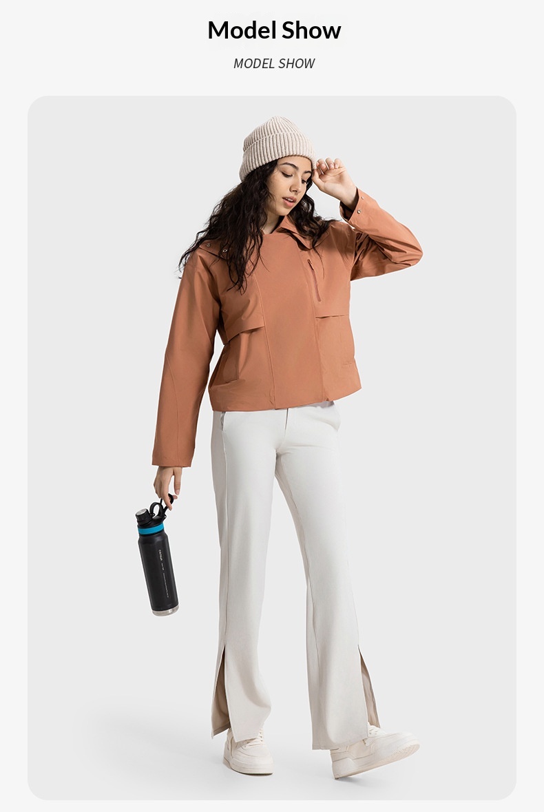 Vrouwenmode Internet Celebrity Multifunctionele Afneembare Capuchon Mode Korte Windjack Voor Vrouwen Winddicht Waterdicht Ademend_voghion.com