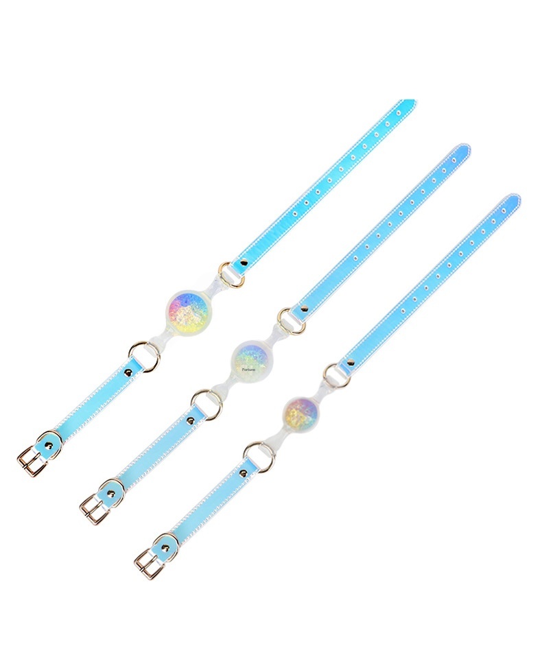 Eros Lab Platinum Silicone Aurora Ball SM Props Training Mouth Plug Tools Binding And Torture Female Sex Toys_voghion.com