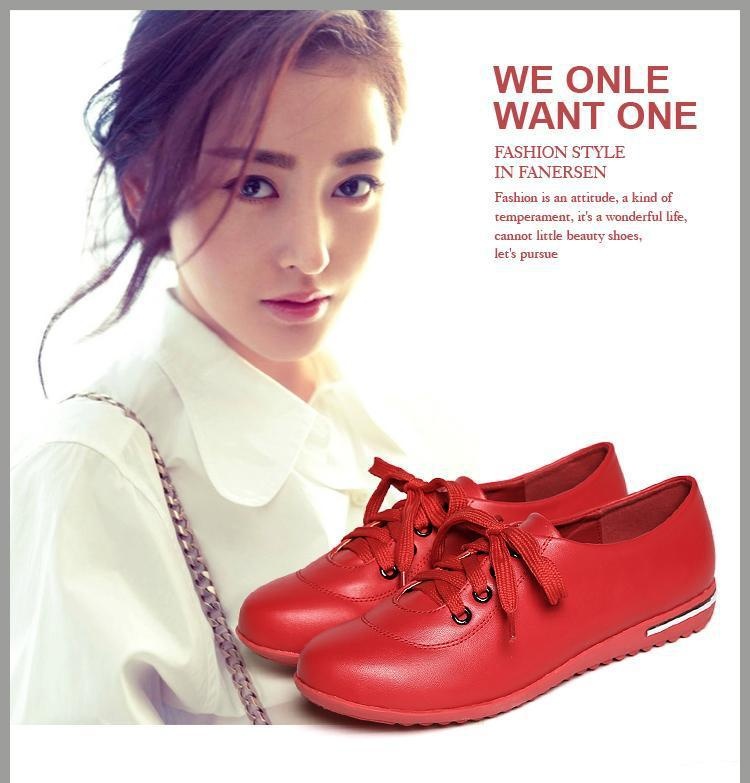 ShoeGlobe Damen-Schnürschuhe mit flacher Sohle, Größe L (41/42), vielseitig, bequem, aus weichem Leder, weiß, ideal für Schülerinnen, Krankenschwestern und Berufstätige._voghion.com