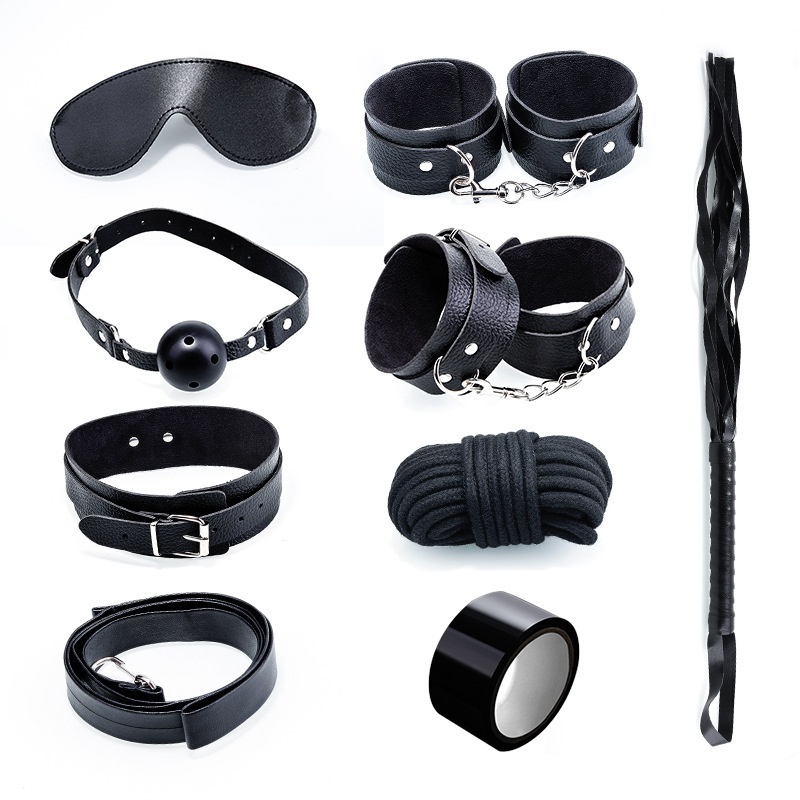 Serie de sexo Eros Lab SM: Esposas de bondage misteriosas para coqueteo entre hombres y mujeres, esposas para pies, juguetes, productos para adultos_voghion.com