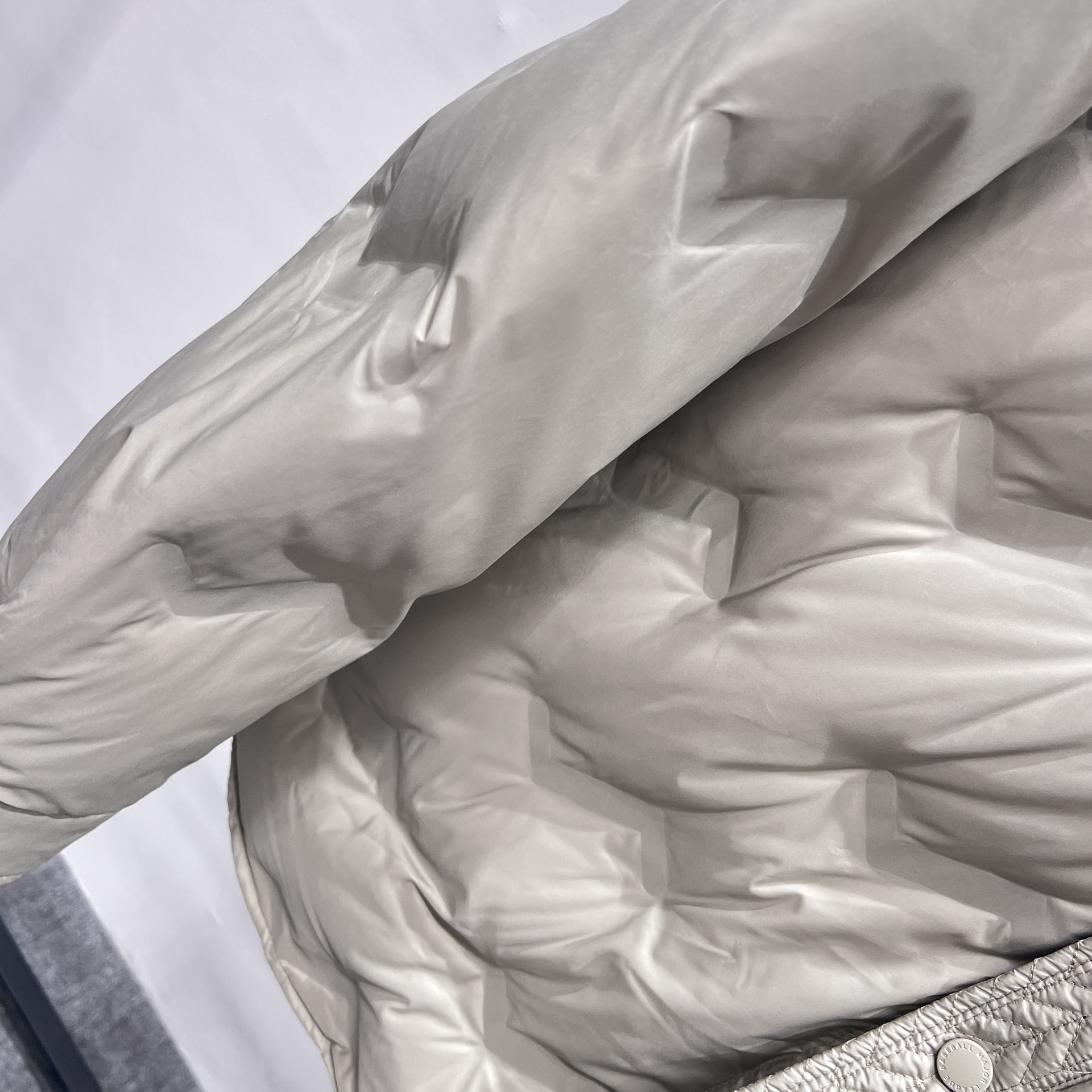 boy 2024 New Cold-Proof Shirt Wheat Ear Pattern Splicing Small Turn-Down Collar Thin Trendy Men's Down Jacket Coat_voghion.com