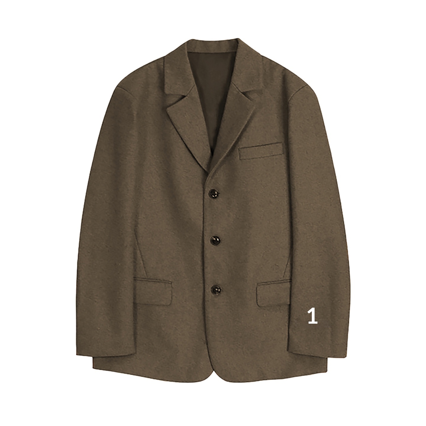 boy Boy ASCLO Korean Version Autumn Winter New Men's Short Old Money Style Trendy Handsome Versatile Suit Wool Coat_voghion.com