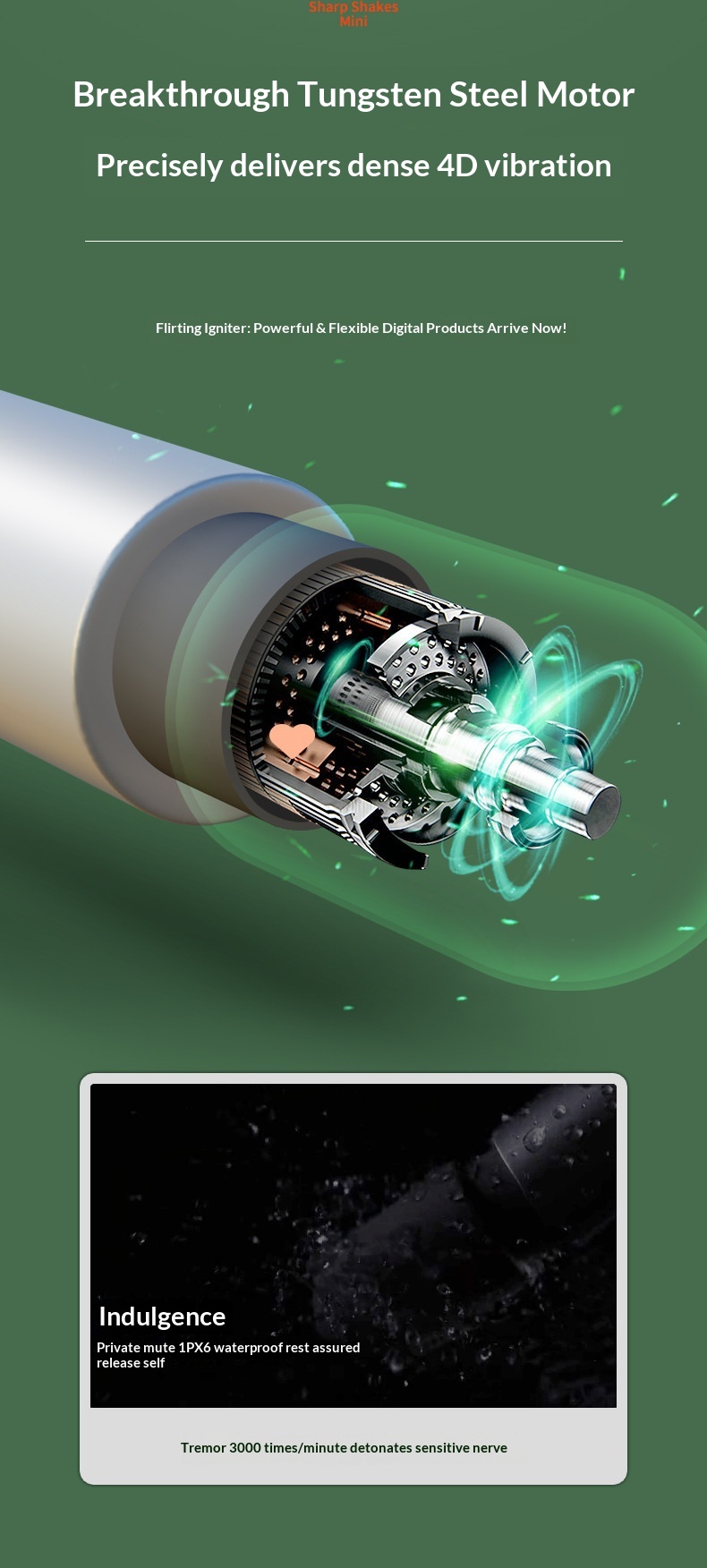 Eros Lab Masturbation AV Massage Insert Thickened Female Adult Products Erotic Fun Toys Mini Strong Vibration Stick_voghion.com