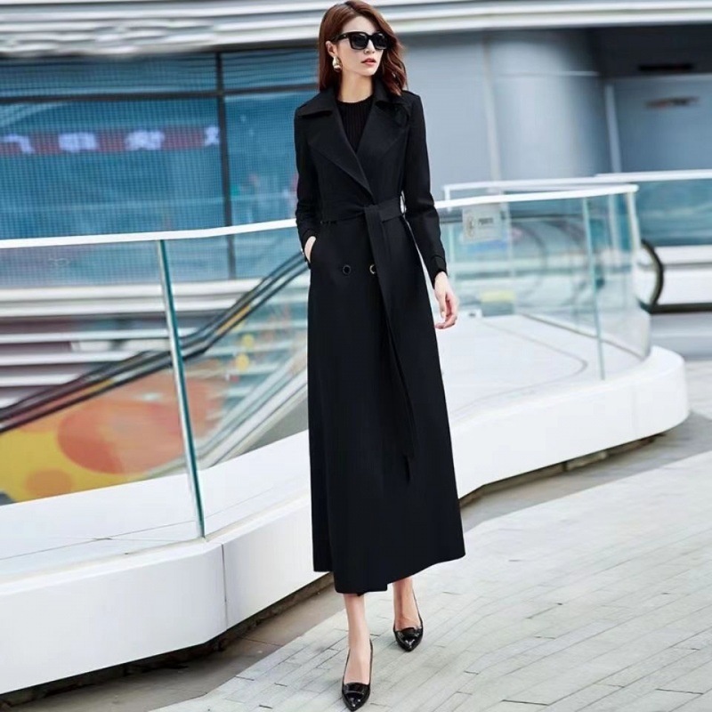 Women's Fashion Women's Fashion Women's Trench Coat For Women 2023 Spring And Autumn New Fashion Trendy Slim Fit Women's Long Over-the-Knee Eleg_voghion.com
