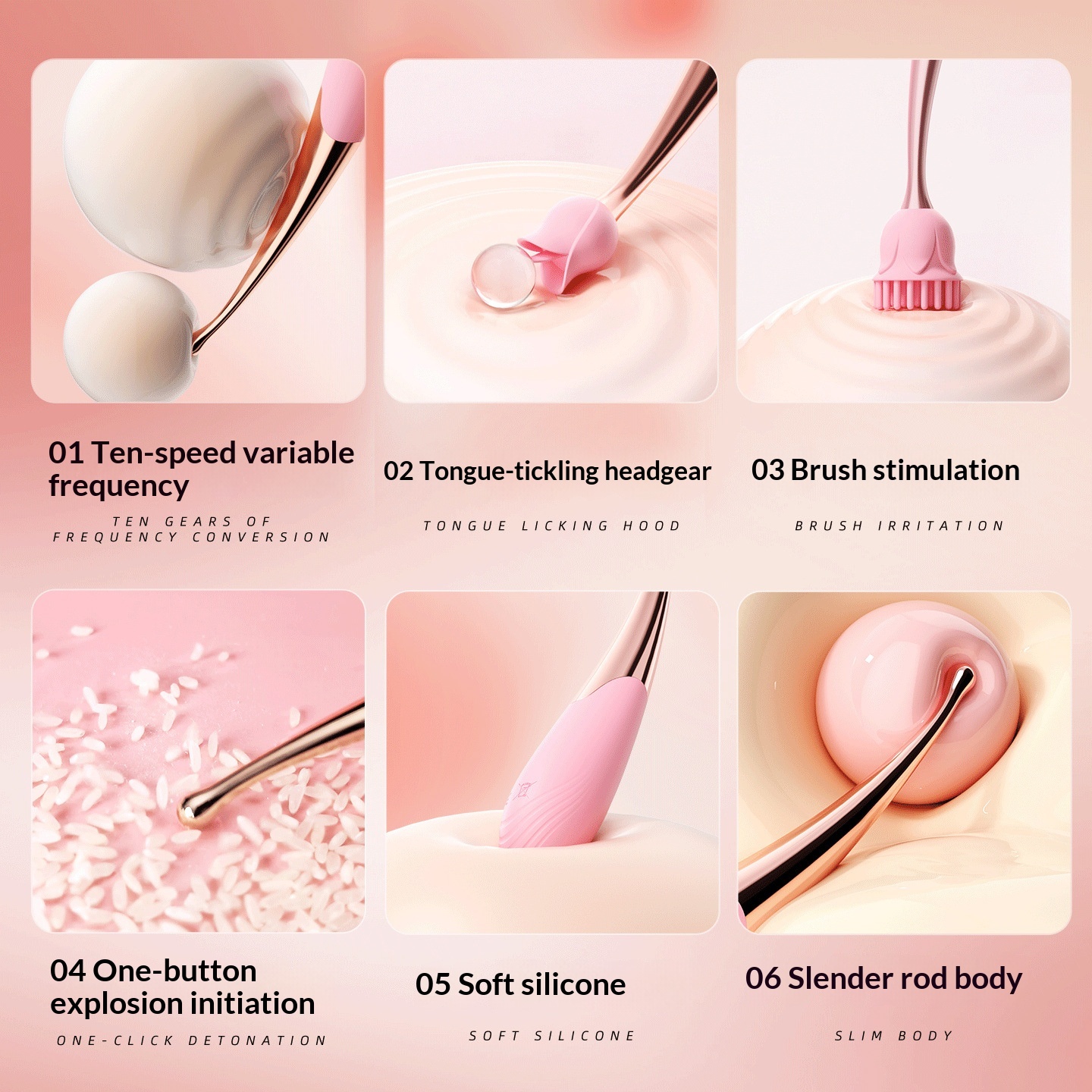 Eros Lab Yuepao Dot Tide Pen 10 Frequency Vibrator Female Masturbation Device Headgear Vibrating Massager Adult Sex Toys_voghion.com