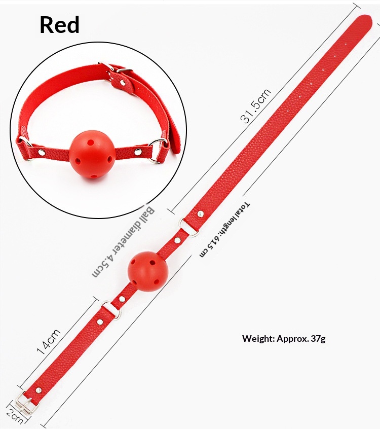 Eros Lab All'ingrosso Coppia Adulto Erotico Alternativo Bondage Letto Sesso SM Palla Silicone Bocca Gag Puntelli Maschio Femmina Giocattoli_voghion.com