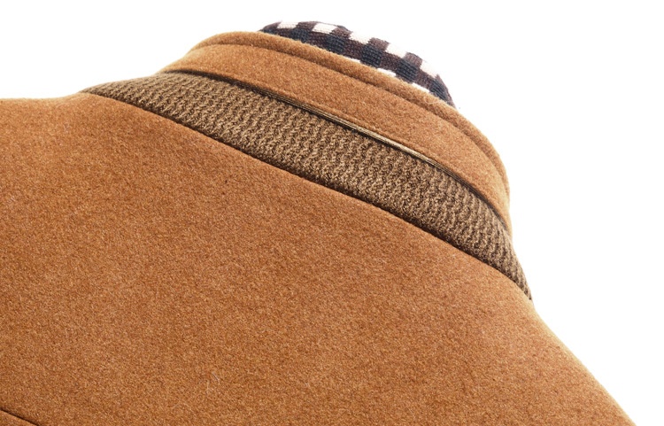 boy Boy 2022 Cross-Border Autumn Winter Thickened Woolen Coat Scarf Collar Jacket Men's Clothing Top_voghion.com