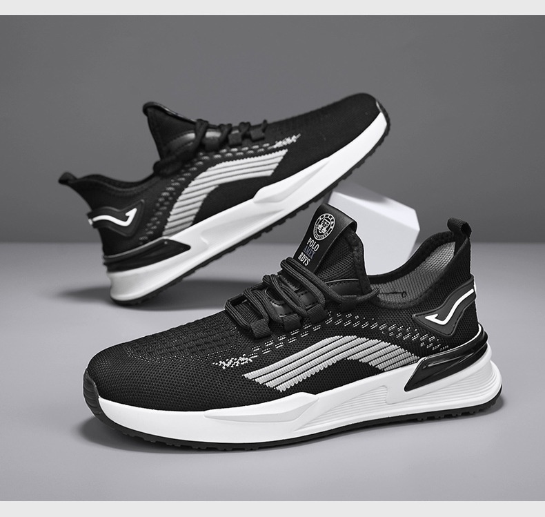 Glide New Running Soft Sole Comfortable Casual Export Mesh Breathable Trendy Brand Men's Shoes_voghion.com