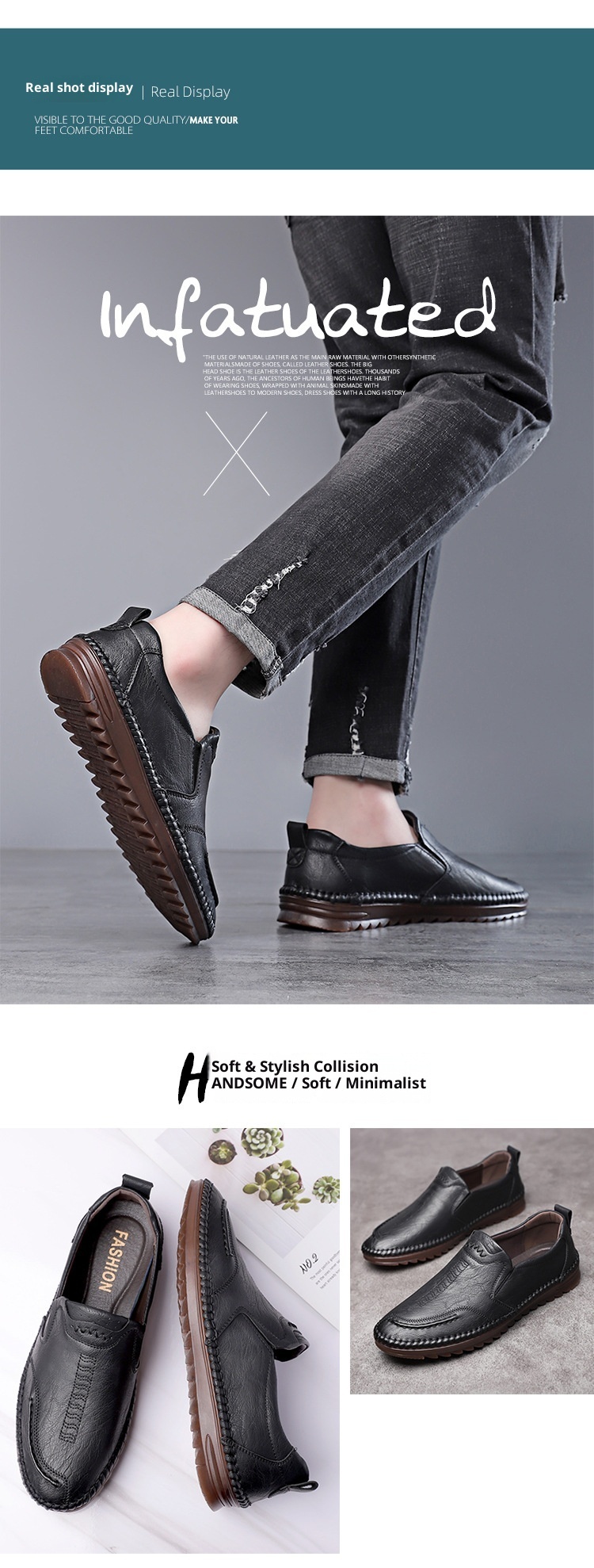 Glide 2025 Spring New Hand-stitched Leather Soft Sole Casual Men's Shoes 6855_voghion.com