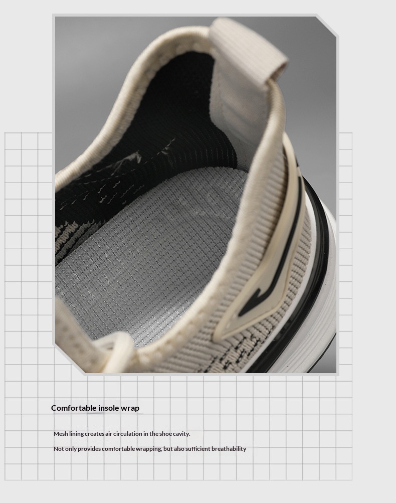 Glide New Running Soft Sole Comfortable Casual Export Mesh Breathable Trendy Brand Men's Shoes_voghion.com