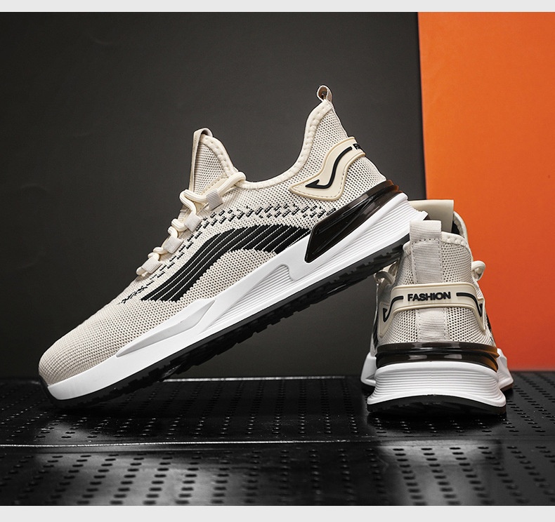 Glide New Running Soft Sole Comfortable Casual Export Mesh Breathable Trendy Brand Men's Shoes_voghion.com