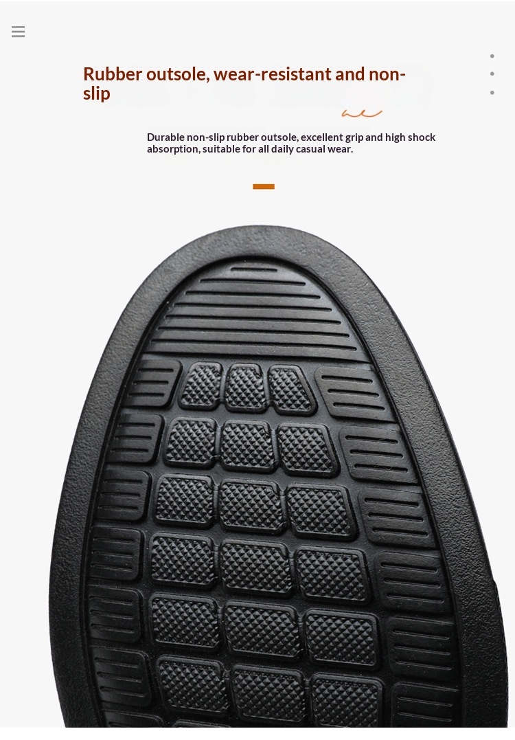 Glide Men's 2023 Autumn New Slip-On Casual Soft Sole Dad Flat Middle-Aged Leather Shoes_voghion.com